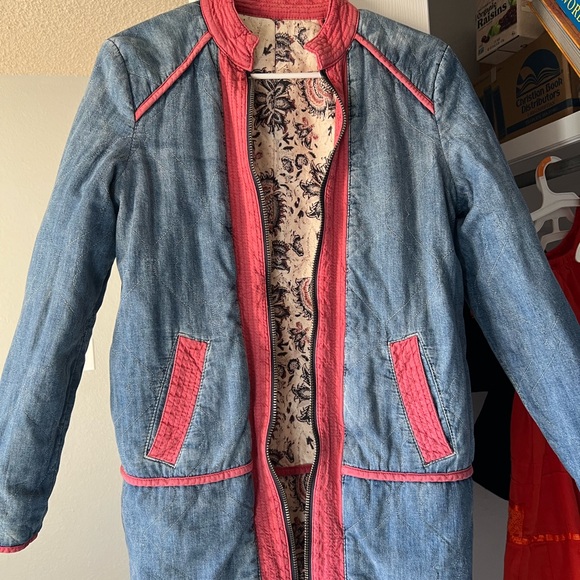 FREE PEOPLE Quilted jacket  XS Could be S as well - Picture 4 of 4